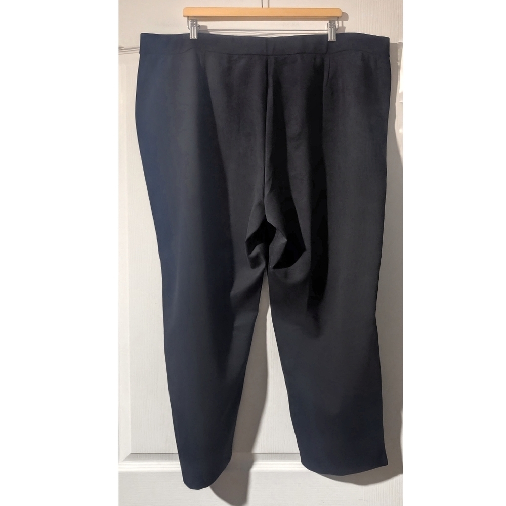 Eileen Fisher | Washable Flex Ponte Pintuck Pant In Black - Picture 7 of 14